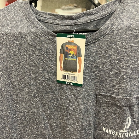 Margaritaville Gray Graphic T-Shirt for Men - Picture 4 of 4